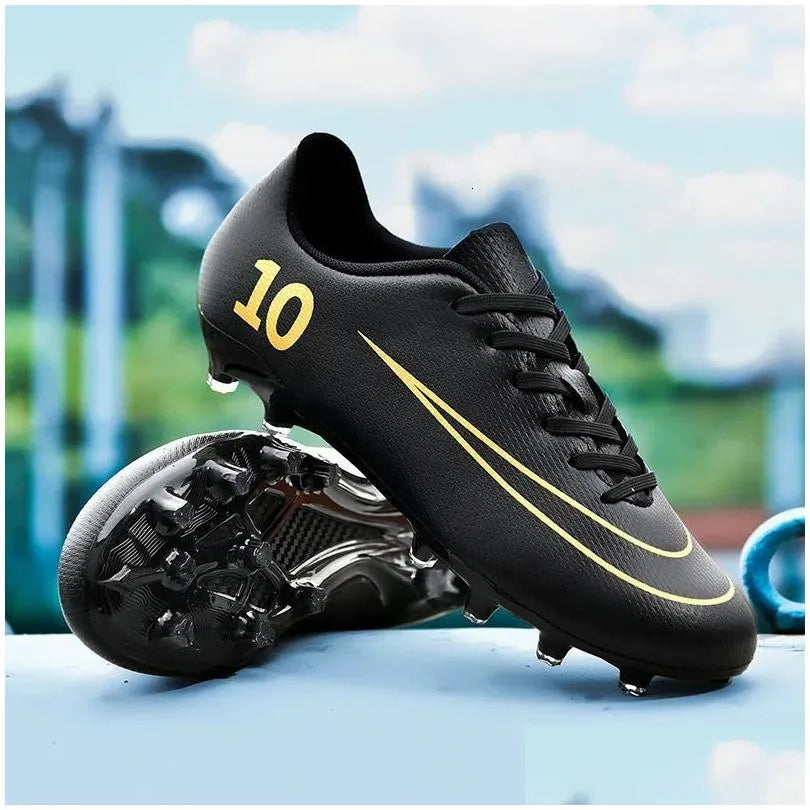 Soccer Shoes Mens Football Star Outdoor Sports Non-Slip Wear-Resistant Training Children Boys Girls Kids  Women 240607 Drop Delive Dh2Im