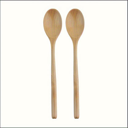 1/2/4pcs Premium Long-Handle Wooden Jam Spoons - 9-Inch Cooking Utensils for Kitchen Soup Mixing Baking - Durable Wooden Spoon Set for Home Cooking and Baking Enthusiasts