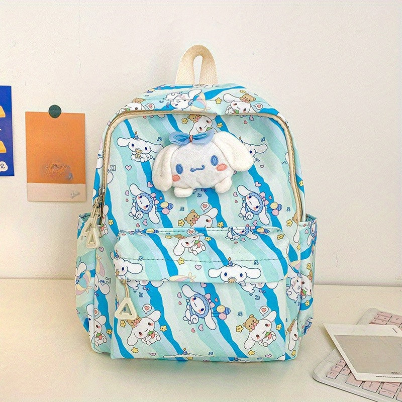 Adorable Hello Kitty Character Backpack - Lightweight, Versatile & Durable - Perfect for School, Travel, and Fun Adventures with Kuromi, Melody, Cinnamoroll, Pom Pom Purin, and Pochacco