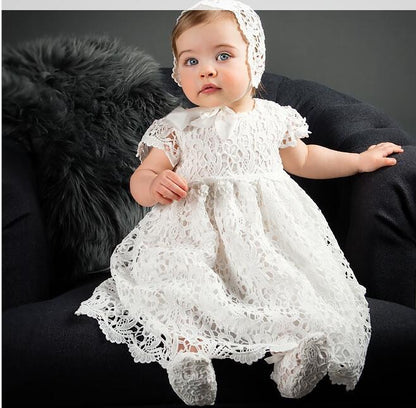 ZllKl  Cross-Border Children's Clothing Long Baptism Dress Baby Girl Baby Wedding Dress Dress Baby Girl Baptism Dress