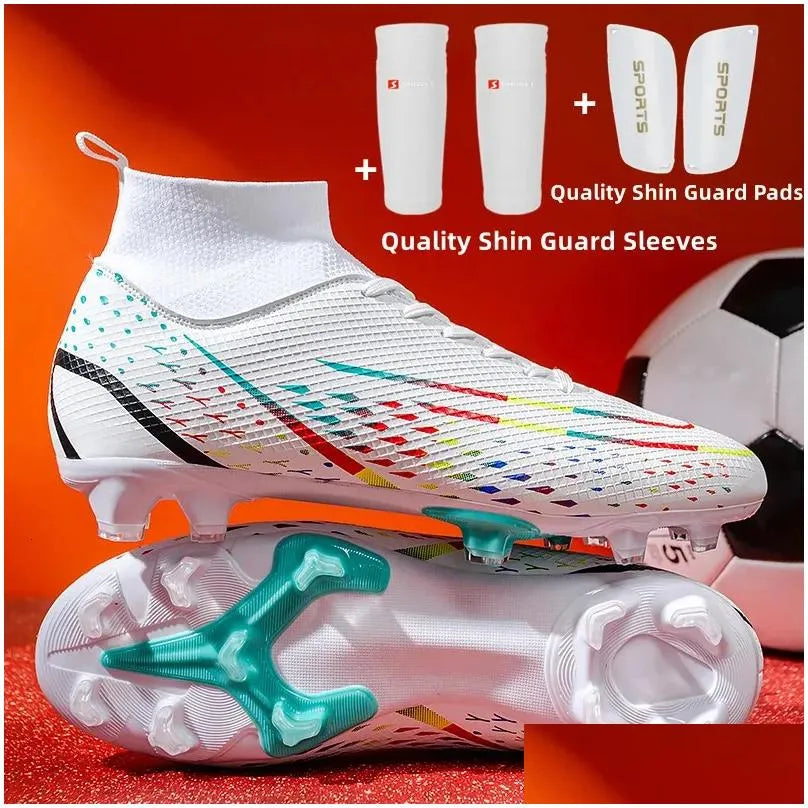 Soccer Shoes Aliups Original Men Ag/Tf Children Football Youth Boots Comfortable Athletic Training Cleat 240607 Drop Delivery Accessor Dhthd