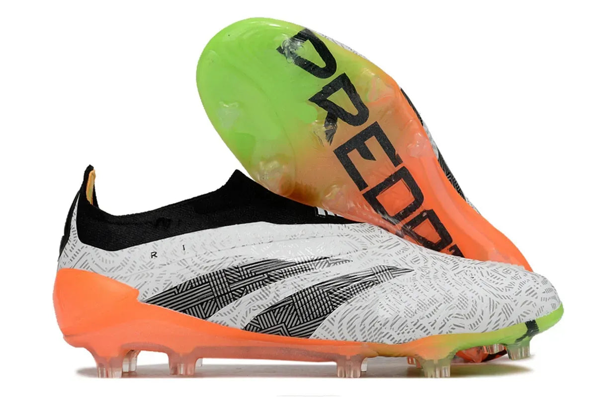 Soccer Shoes Predat0r Elite Laceless FG Men Team Solar Green Merky Reemergence Energy Citrus Pack Euro  Pure Strik Pearlized Football Cleats