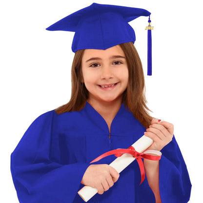 Children's Academic Dress School Uniforms for Children Kids 2021 Preschool Kindergarten Graduation Gown Shawl Tassel Cap Set