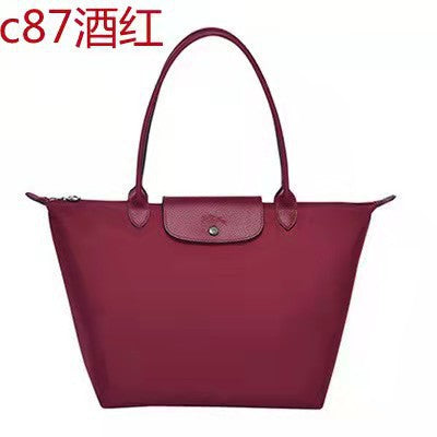 ZllKl  Longchamps Bag Classic Tote Bag Versatile Folding Bag Women's Handbag Long Handle Shoulder Bag Dumpling Bag Commuter Bag