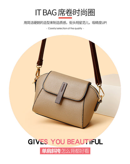 ZllKl  Women's High-End Messenger Bag  New Pouch Authentic Women Bag Summer Shell Bag All-Match Women's Shoulder Bag