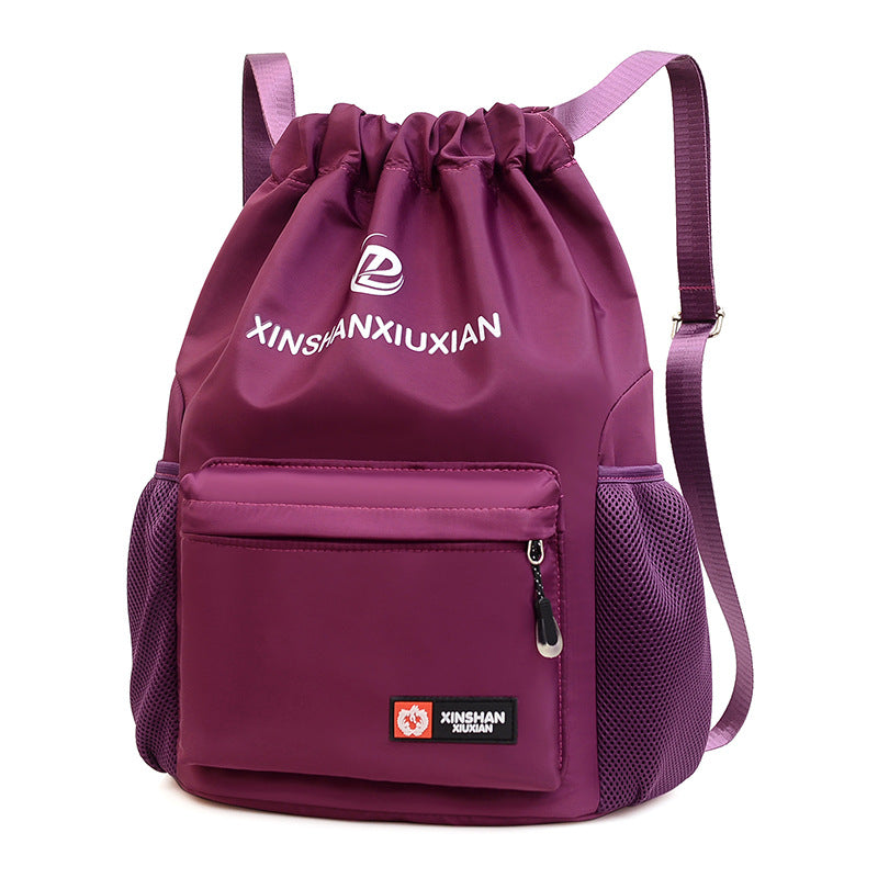 Travel Backpack Women's New Large Capacity School Bag Sports Bag Drawstring Bag Drawstring Bag Basketball Bag Student Schoolbag