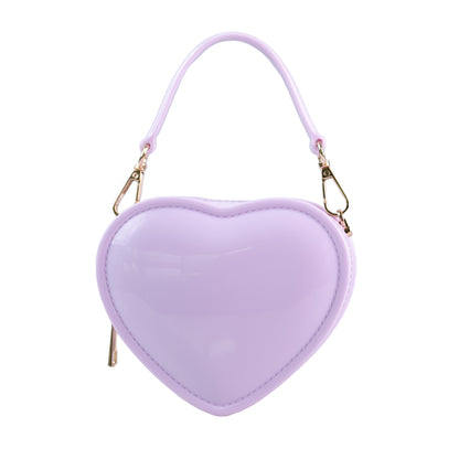 ZLLKL 2025 New PVC cute mini ins love bag children's handbag bag women's oblique span Barbie jelly bag cute Bag