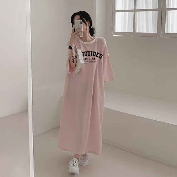 ZllKl 2025Manufacturer pure cotton high elastic beauty casual contrasting stripes pure easy to wear fashionable dress popular summer new thin T