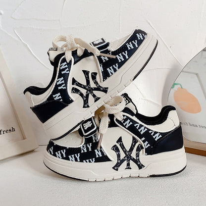 ZllKl  Spring New Children's Fashion Brand Soft Bottom Baby Boy Shoes Girls Casual Fashion All-Matching Dad Shoes Boys