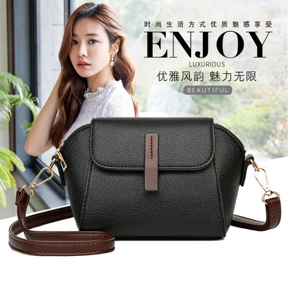 ZllKl  Women's High-End Messenger Bag  New Pouch Authentic Women Bag Summer Shell Bag All-Match Women's Shoulder Bag