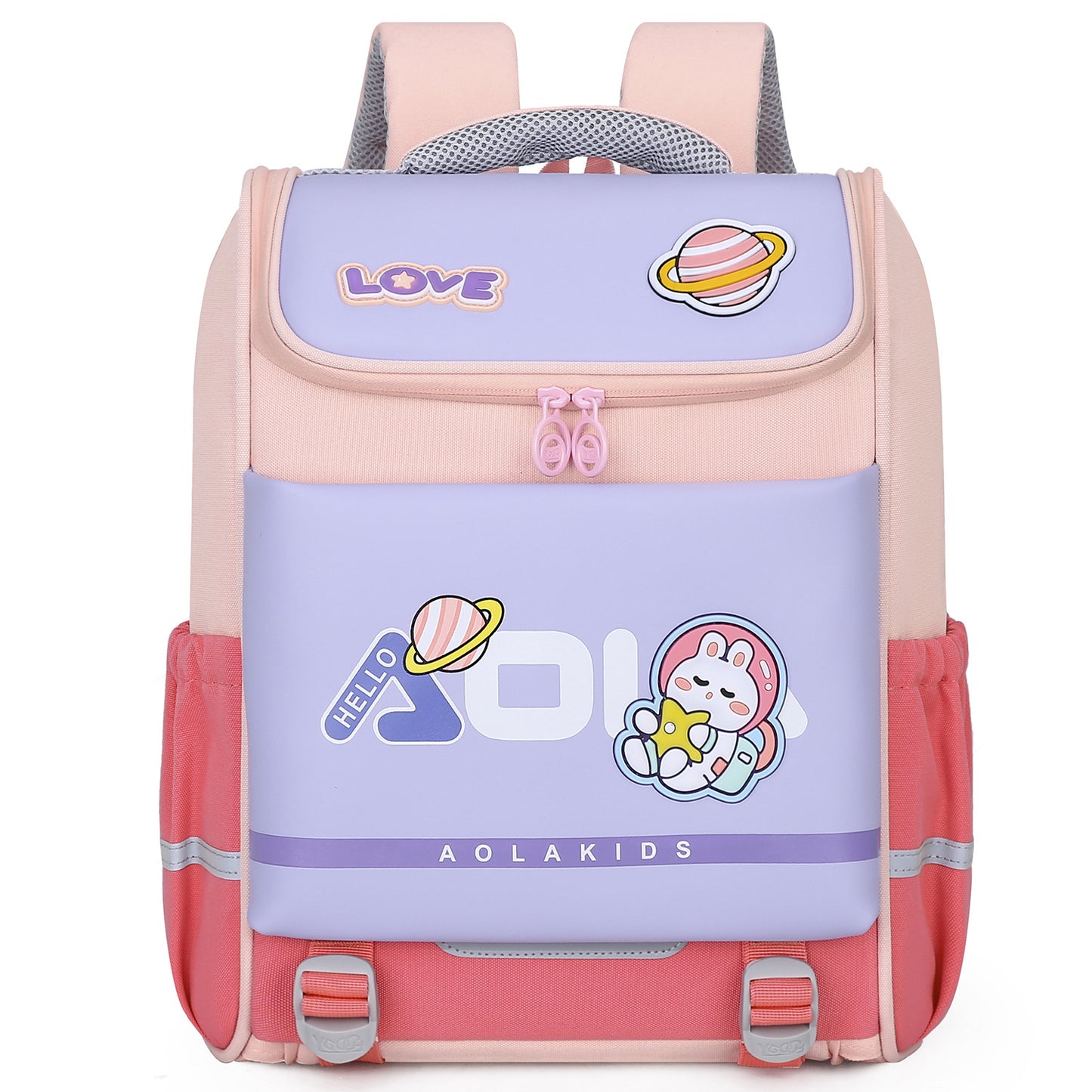 Factory Batch Grade 123 Spine Protection Lightweight Burden Alleviation Breathable Waterproof Rucksack Sunshine Colorful Primary School Schoolbag