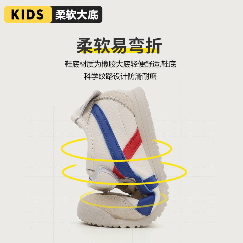 ZllKl  Autumn New Children's Shoes Boys Soft Bottom Comfortable Sports Casual Shoes Korean Fashion and Trendy Style Girls Cortez