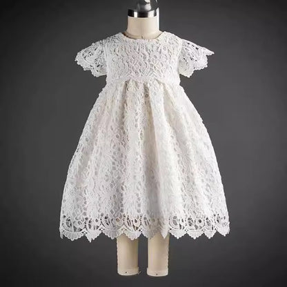 ZllKl  Cross-Border Children's Clothing Long Baptism Dress Baby Girl Baby Wedding Dress Dress Baby Girl Baptism Dress