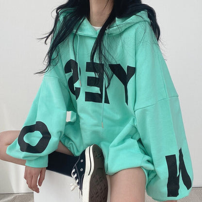 ZLLKL 2025 Cotton, hooded sweater women's loose Korean version of versatile letters spring and autumn wholesale jacket ins trendy brand thin velvet model