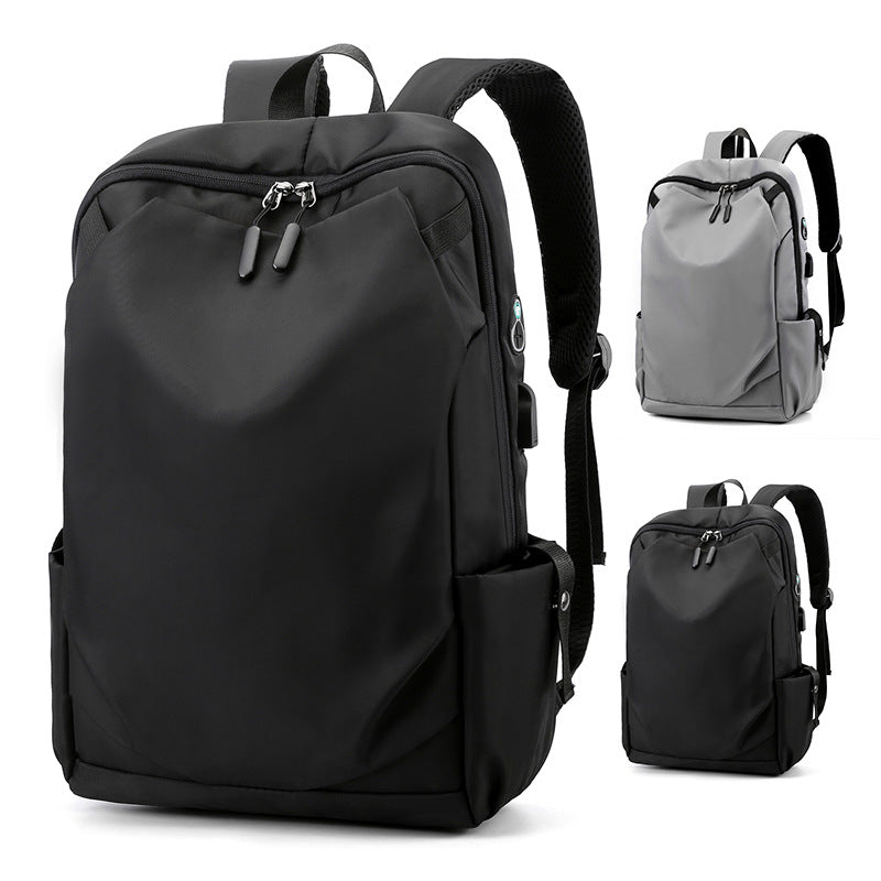 Schoolbag Large Capacity Men's Backpack Simple and Casual Atmosphere Business Computer Bag Trendy Outdoor Travel Backpack for Men