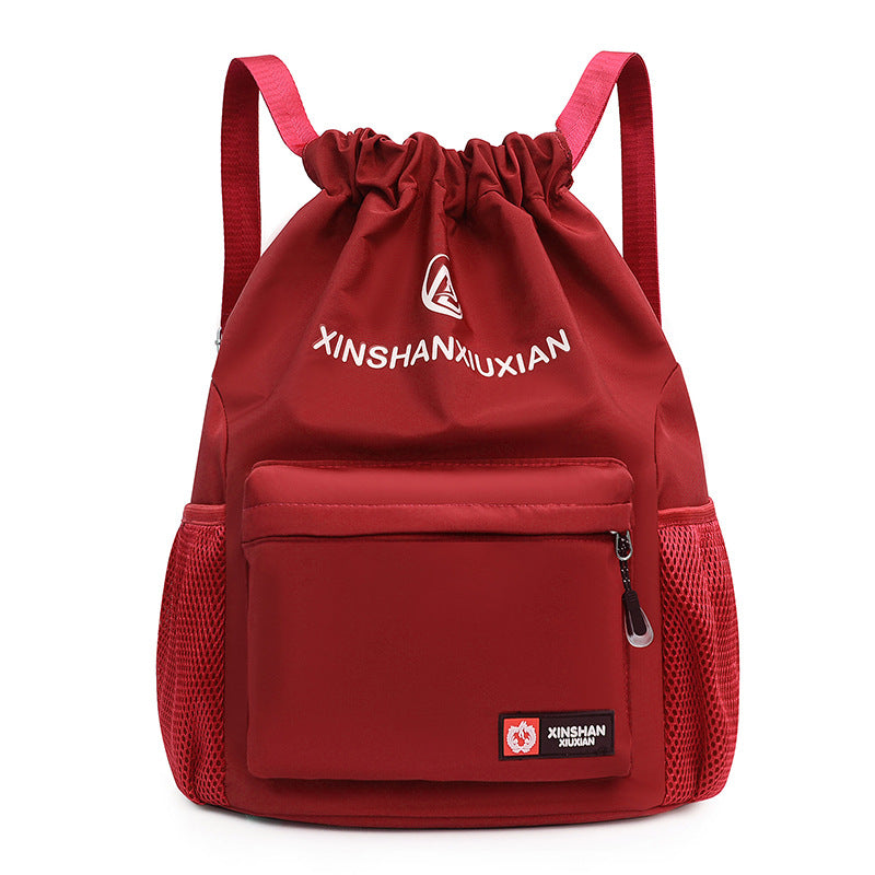 Travel Backpack Women's New Large Capacity School Bag Sports Bag Drawstring Bag Drawstring Bag Basketball Bag Student Schoolbag