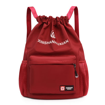 Travel Backpack Women's New Large Capacity School Bag Sports Bag Drawstring Bag Drawstring Bag Basketball Bag Student Schoolbag