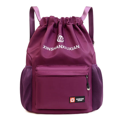 Travel Backpack Women's New Large Capacity School Bag Sports Bag Drawstring Bag Drawstring Bag Basketball Bag Student Schoolbag