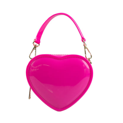 ZLLKL 2025 New PVC cute mini ins love bag children's handbag bag women's oblique span Barbie jelly bag cute Bag