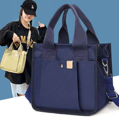 ZllKl  Super Popular Multi-Layer Canvas Bag Multi-Partition Handbag for Women  New Arrival Work Mummy Outing Small Bag Tote Bag