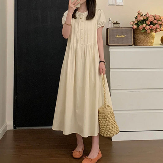 ZllKl  Summer New Exciting Weekend Small Vest Skirt World Sense Skirt Loose Casual Dress Long Skirt