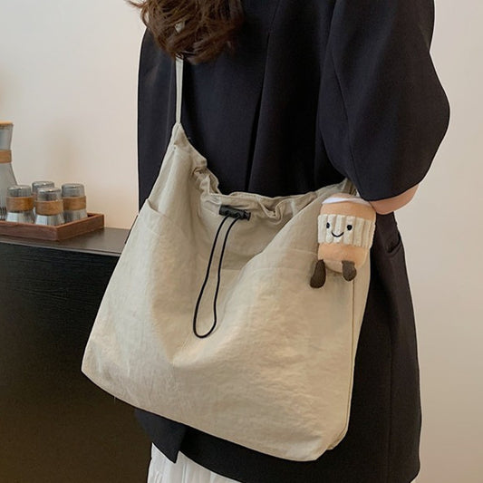 ZllKl  Casual Big Bag Women's  New Fashion Cloth Bag Shoulder Bag Large Capacity Totes Class Commuter Messenger Bag