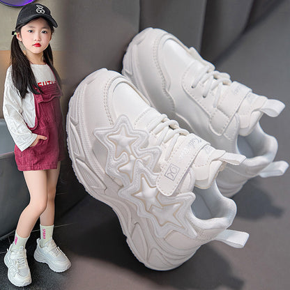 ZllKl  Children's Shoes  New Spring New Sports Shoes Mesh Breathable Girls Outdoor Climbing Boots One Piece Dropshipping