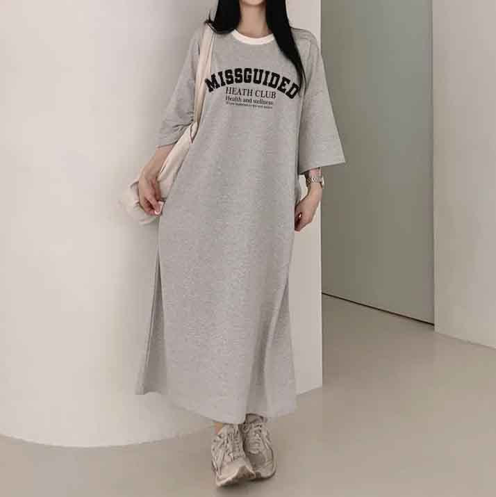 ZllKl 2025Manufacturer pure cotton high elastic beauty casual contrasting stripes pure easy to wear fashionable dress popular summer new thin T