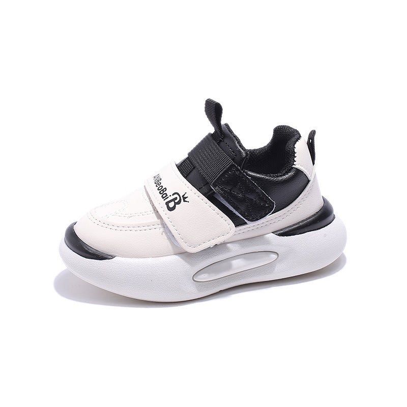 ZllKl  Spring and Autumn New Children's Letter Fashion Sneaker Boys and Girls Sports Fashion Casual Running Shoes Dad Shoes