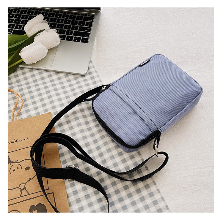 ZllKl  Mobile Phone Bag Women's Crossbody Mini Bag Summer Clothes Phone Cloth Bag Vertical Halter Portable Coin Purse Wholesale