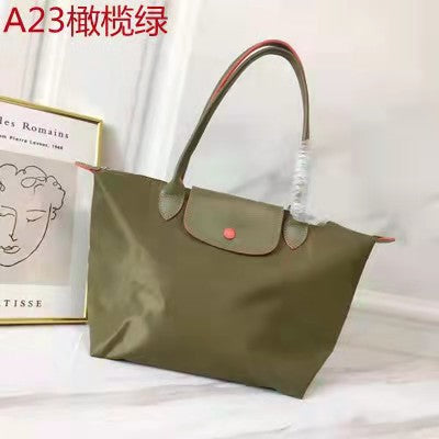 ZllKl  Longchamps Bag Classic Tote Bag Versatile Folding Bag Women's Handbag Long Handle Shoulder Bag Dumpling Bag Commuter Bag