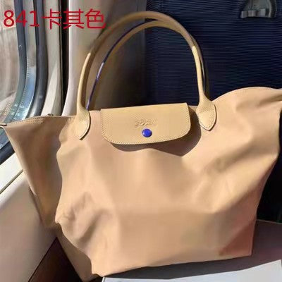 ZllKl  Longchamps Bag Classic Tote Bag Versatile Folding Bag Women's Handbag Long Handle Shoulder Bag Dumpling Bag Commuter Bag