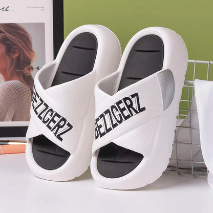 2024 Spring/summer New Women's High-heeled Shoes EVA Super Thick-soled Slippers Female Sandals