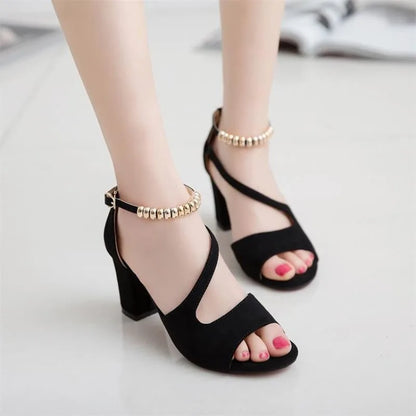 Summer Women Heels Sandals High Heels Replica Pumps Lady Luxury Designer Middle Low Heels Party Slip on Shoes