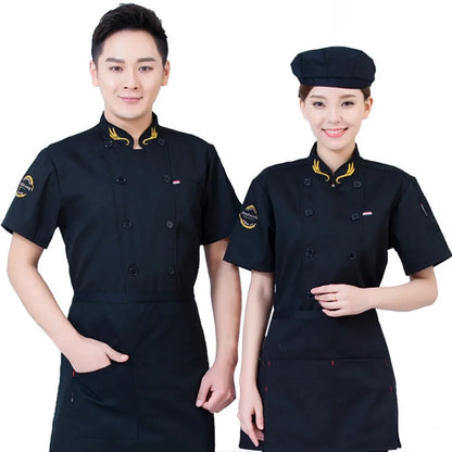 Long-Sleeved Waiter Uniforms for Professional Restaurant Staff Classic and Comfortable Chef Uniforms