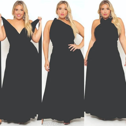 Sexy Women Multiway Wrap Convertible Boho Maxi Red Bandage Long Dresses Plus Size Party Bridesmaids Infinity Robe Longue Femme