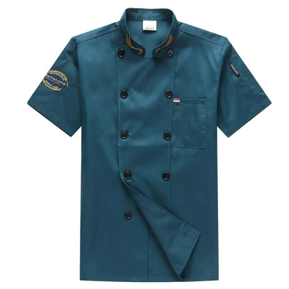 Breathable Chef Uniforms for Kitchen Staff in Dining and Baking Long-Sleeved Waiter Uniforms