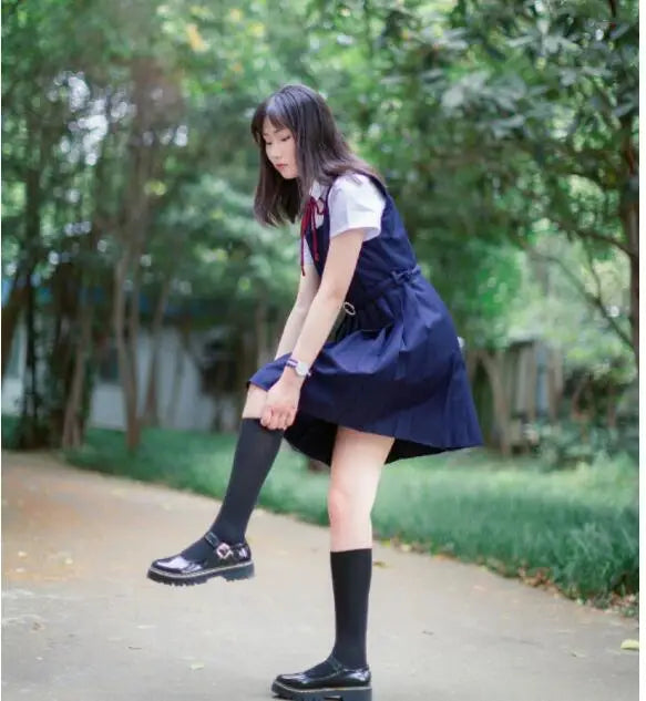 School Uniforms Short Sleeve and Long Sleeve Shirt and Vest Dress Japanese Preppy Style Girls Uniform Anime Costumes