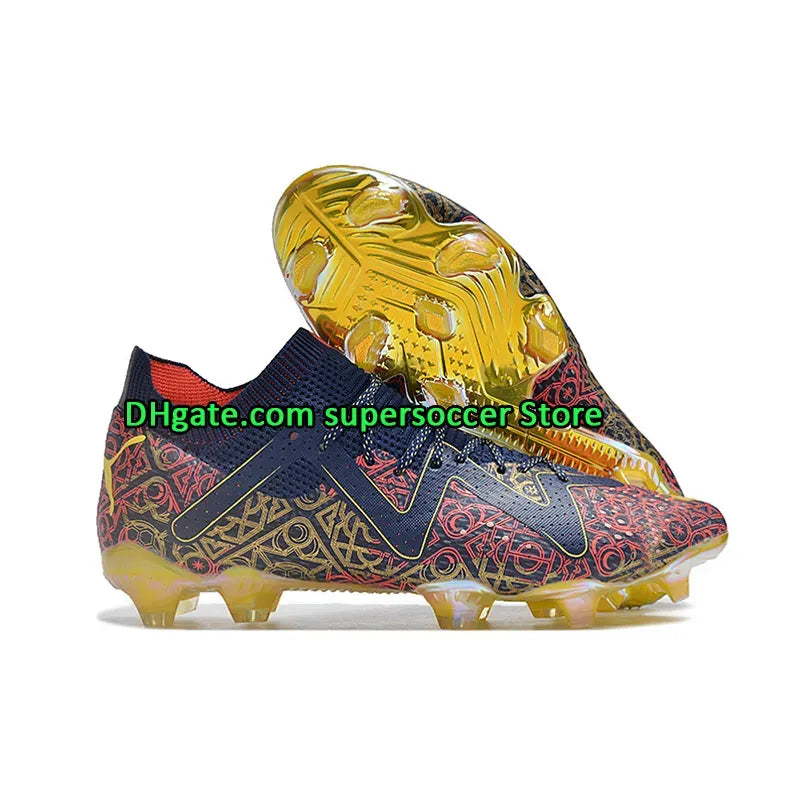 Cleats Men Soccer Shoes Future Ultimate FG Supercharged Blue Eclipse Pursuit Fast Yellow White Ultra Orange Creativity Team Violet Sports Shoes Football Boots