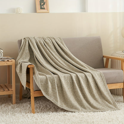 Sweatshirt Blanket Set TWIN (1blanket with 1 sham)/QUEEN (1blanket with 2 shams)/King (1blanket with 2 shams) 300GSM for  Jersey Knit  Thin Soft Breathable Blanket Set Brings a Stylish Appearance to Bedroom Living Room Couches for all year roud