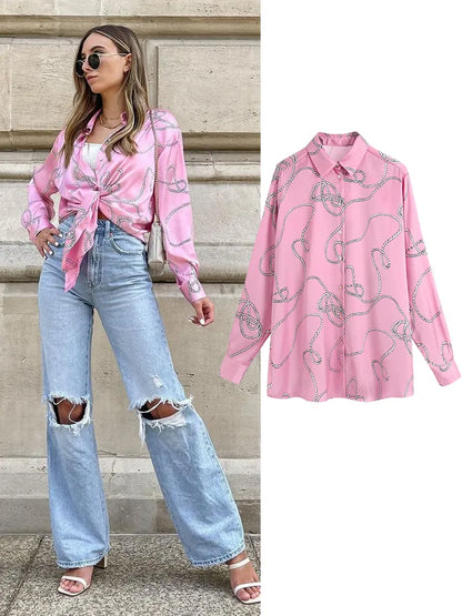 women satin blouse long sleeve zebra print shirts vintage office ladies tops femme chandails fashion blusa de mujer Chandails 220407